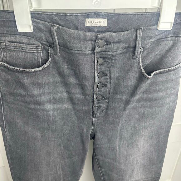 Good American Denim Button Fly Size 12 Size 31 (v1) - Picture 2 of 4